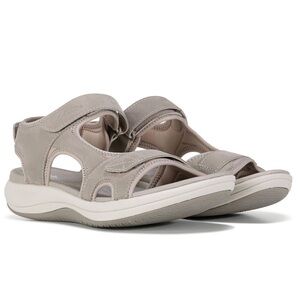 Clarks Mira Bay Cloudsteppers Sandal, Stone Color, size 6